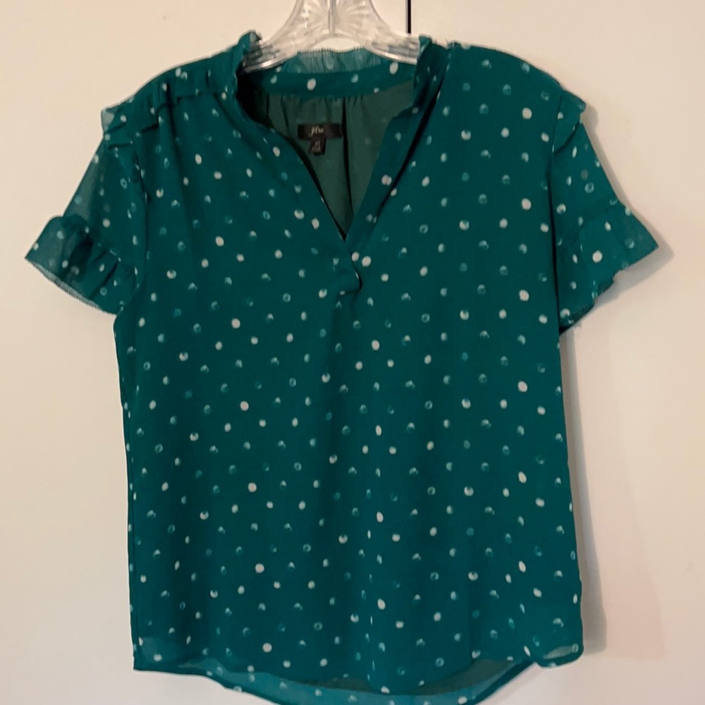 JCrew short sleeve blouse